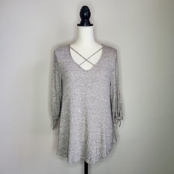 Caution to the Wind Tan Top Large - Picture 1 of 6